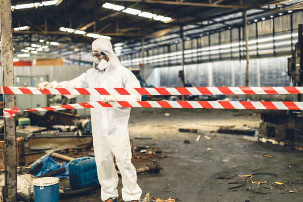 Professional Odor Removal technician working in Aransas Pass, TX